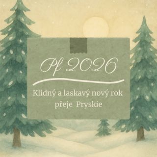 Děkuji za Vaši přízeň, důvěru a podporu, které si nesmírně vážím. Pryskie by bez vás nebylo tím, čím je. ❤️ Klidný a...